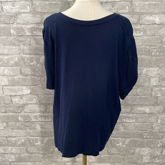 Maurices Blue Twist Puff Sleeve Tee - Picture 5 of 7
